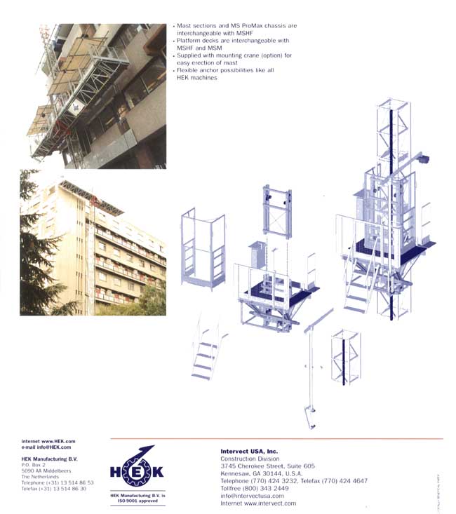 SafeWorks Satellite 7000 Specifications 2 of 2